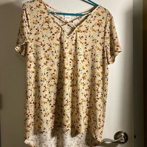 Kaighleigh Samaria Cross Front Knit Top size L From Stitch Fix